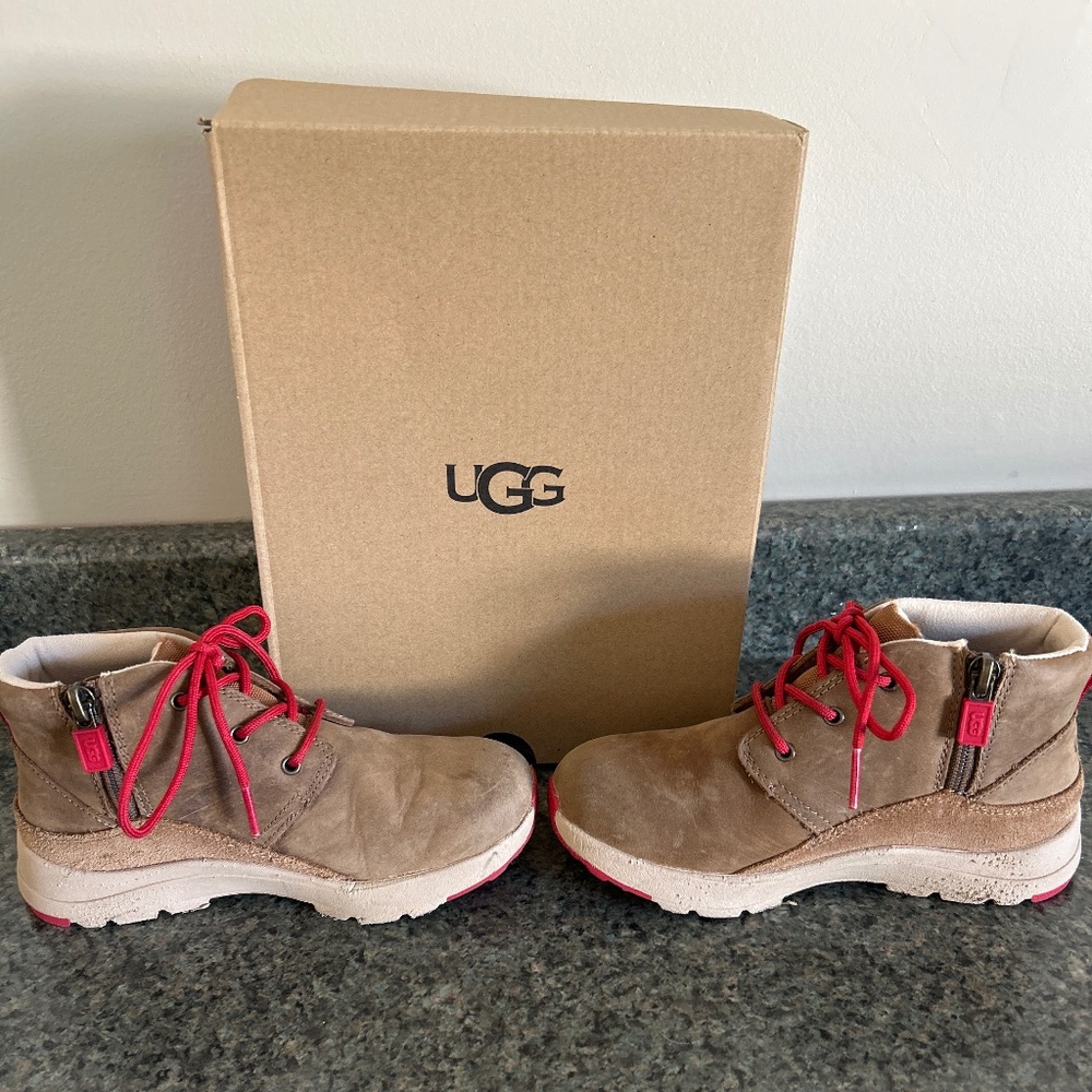 Ugg kid boys boots.  Size 12